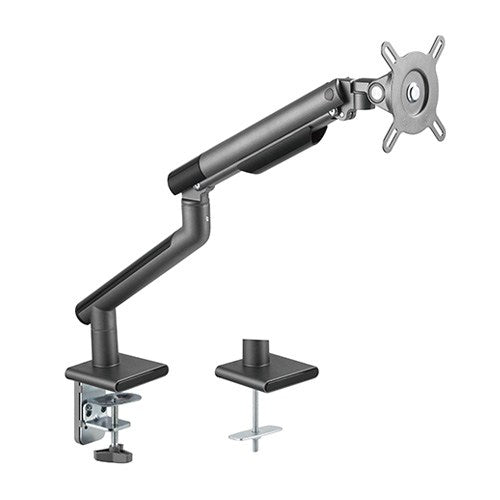 Brateck Single Monitor Premium Slim Aluminum Spring-Assisted Monitor Arm Fix Most 17'-32' Monitor Up to 9kg per screen VESA 75x75/100x100 - Space Grey Brateck Single Monitor Premium Slim Aluminum Spring-Assisted Monitor Arm Fix Most 17'-32' Monitor Up to 9kg per screen VESA 75x75/100x100 - Space Grey